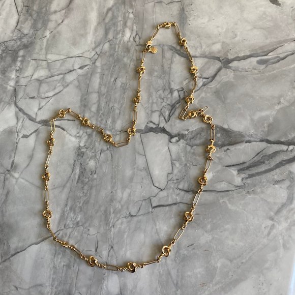 J. Crew Jewelry - J Crew Gold Twist Necklace